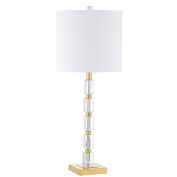 Claire 28.5" Crystal LED Table Lamp - JONATHAN Y